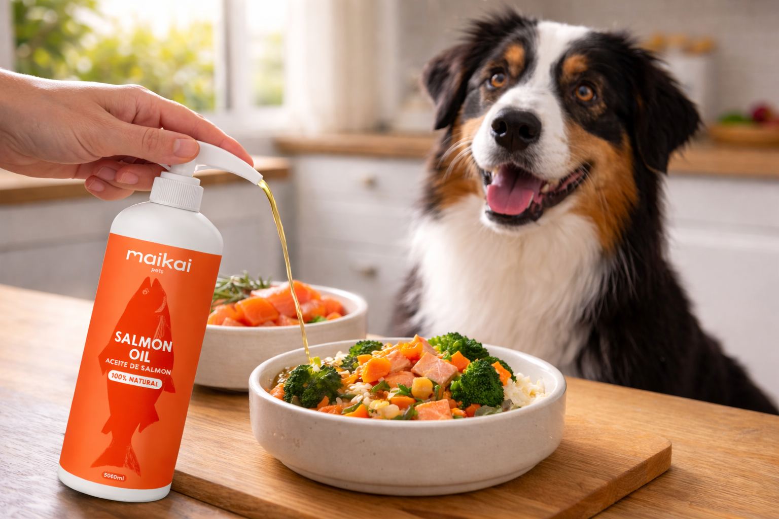 aceite de salmón para perros