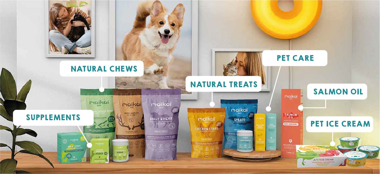 Maikai natural products for dogs and cats