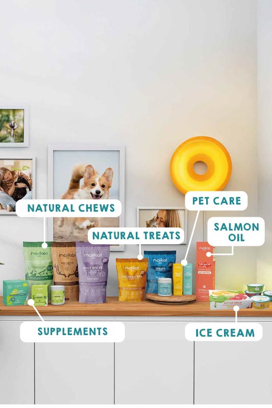 Maikai natural products for dogs and cats