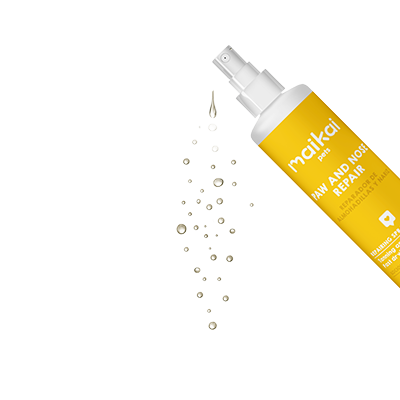 Protector de almohadillas para perros Maikai, bálsamo reparador natural que hidrata y protege patas secas o agrietadas.