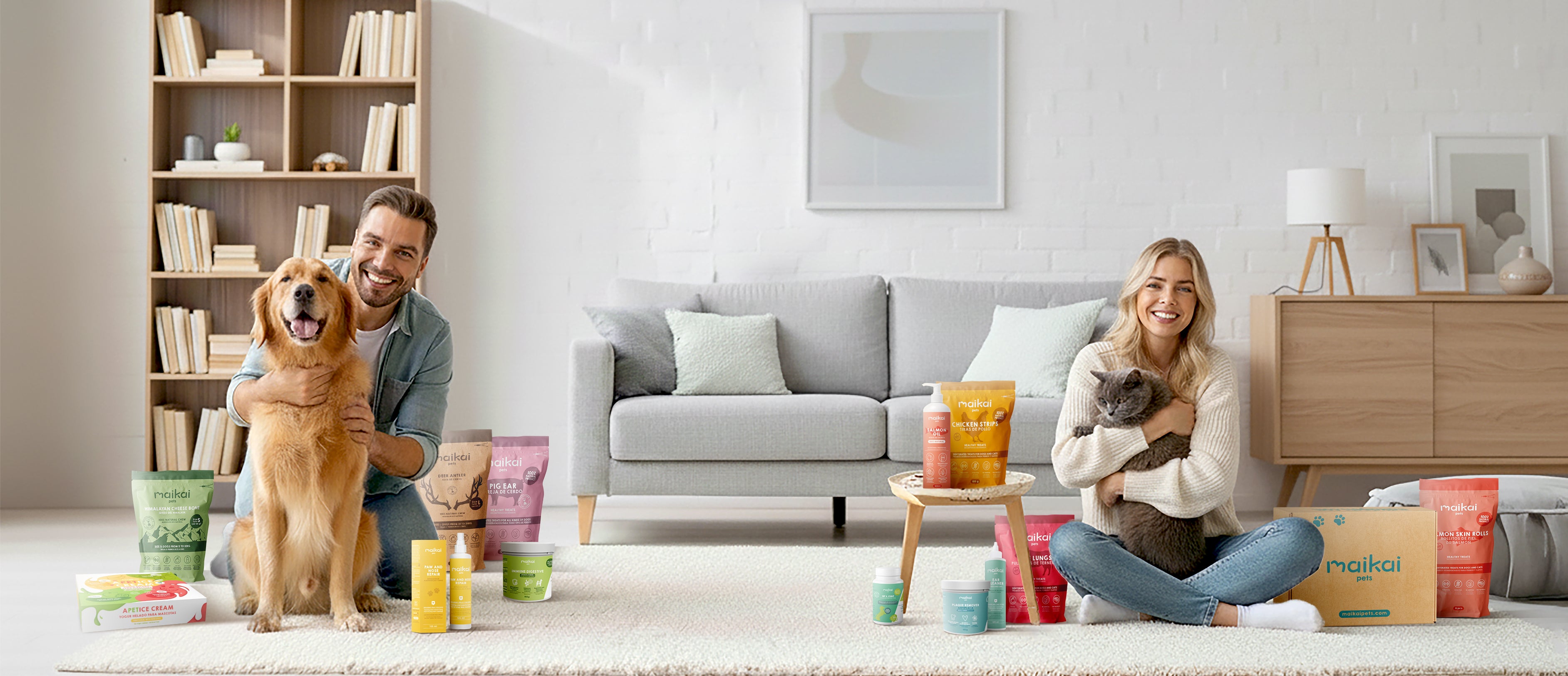 Productos naturales para gatos y perros, cuidados y snacks saludables que promueven bienestar y salud  de tu mascota