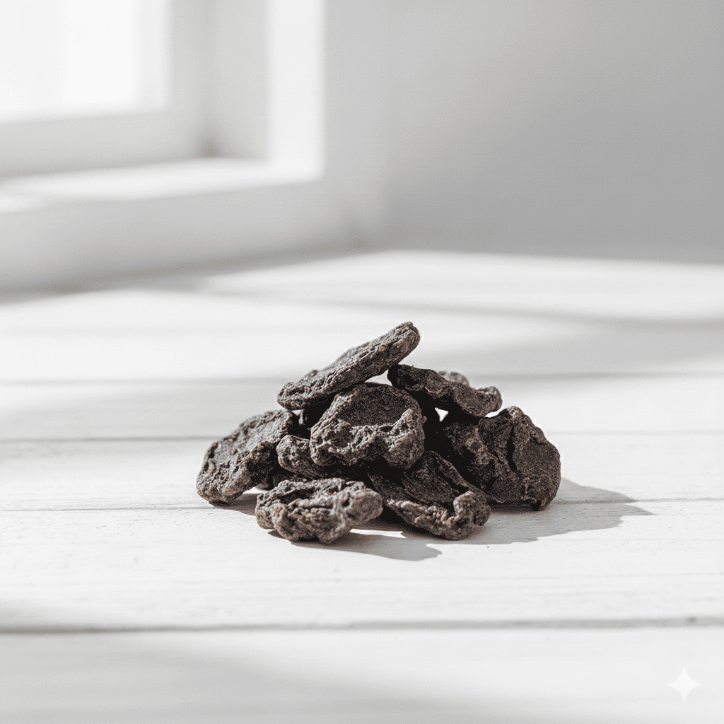 Snacks naturales de hígaditos de ternera para perros y gatos, premio saludable y nutritivo, rico en proteínas y minerales, ideal para masticación y bienestar de las mascotas.