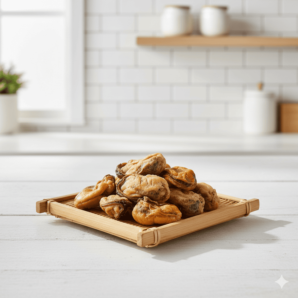 Snacks naturales de mejillones de labio verde para perros y gatos, premio saludable rico en glucosamina y condroitina, ideal para articulaciones y bienestar de las mascotas.