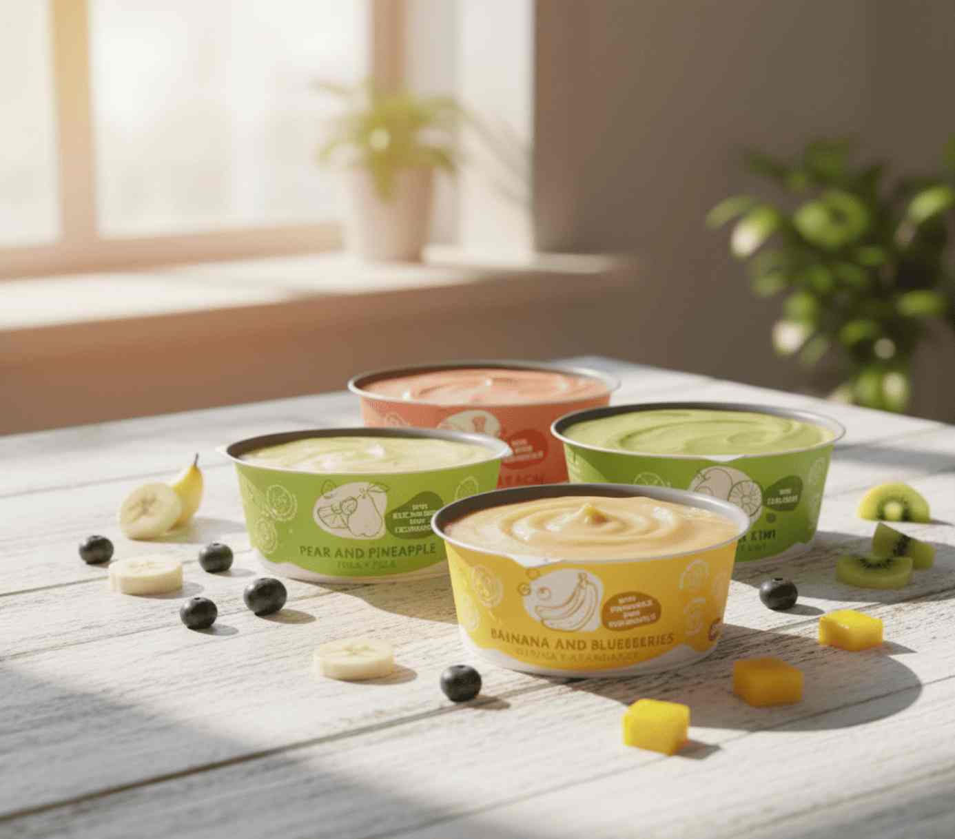 Yogures y helados funcionales de Maikai Pets para perros y gatos, snacks naturales, refrescantes y saludables que aportan nutrientes y favorecen la digestión.