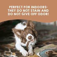 Split deer antler chews for dogs.