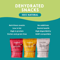 Pack of natural treats for small breed dogs.