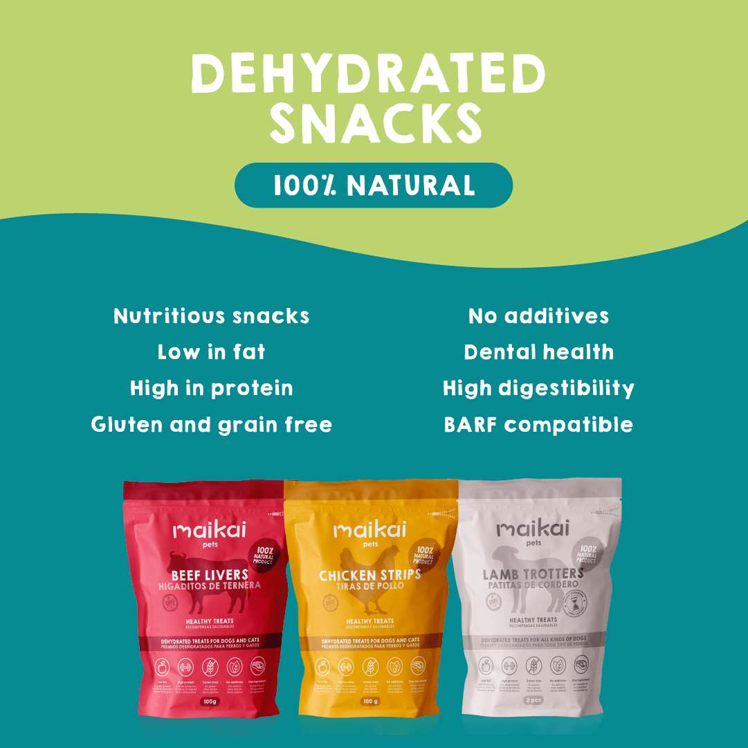 Pack of natural treats for small breed dogs.