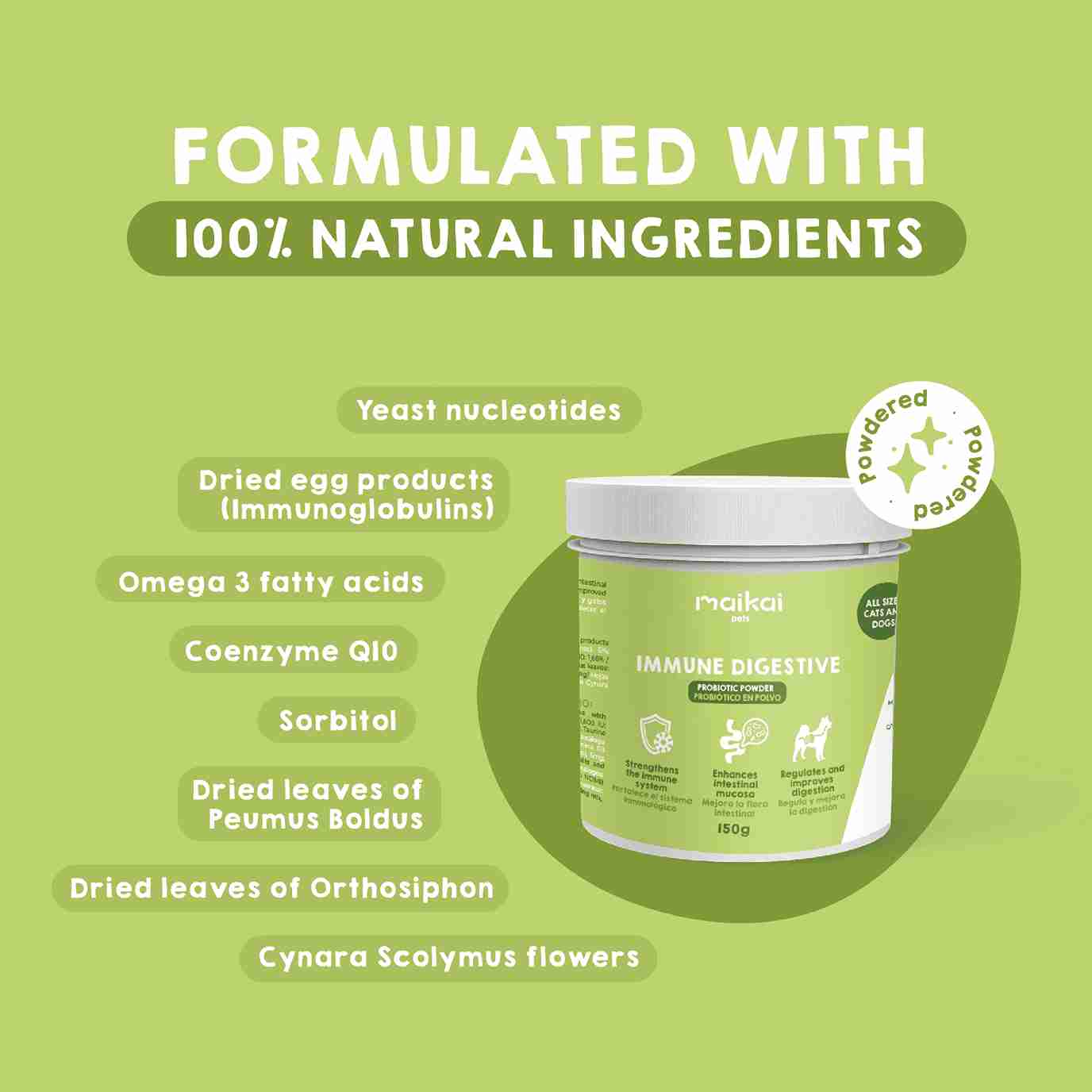 Natural probiotics for diarrhoea and digestive health in cats