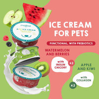 Refreshing yogurt ice creams for dogs and cats