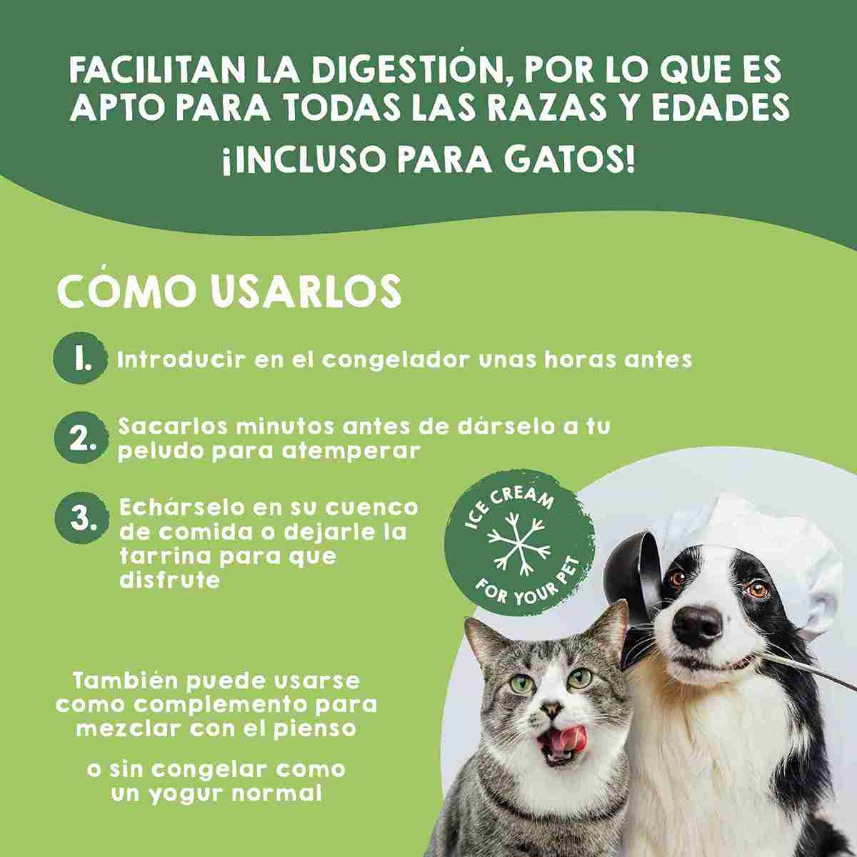Cómo dar un yogur helado a mi perro o gato de forma segura y saludable