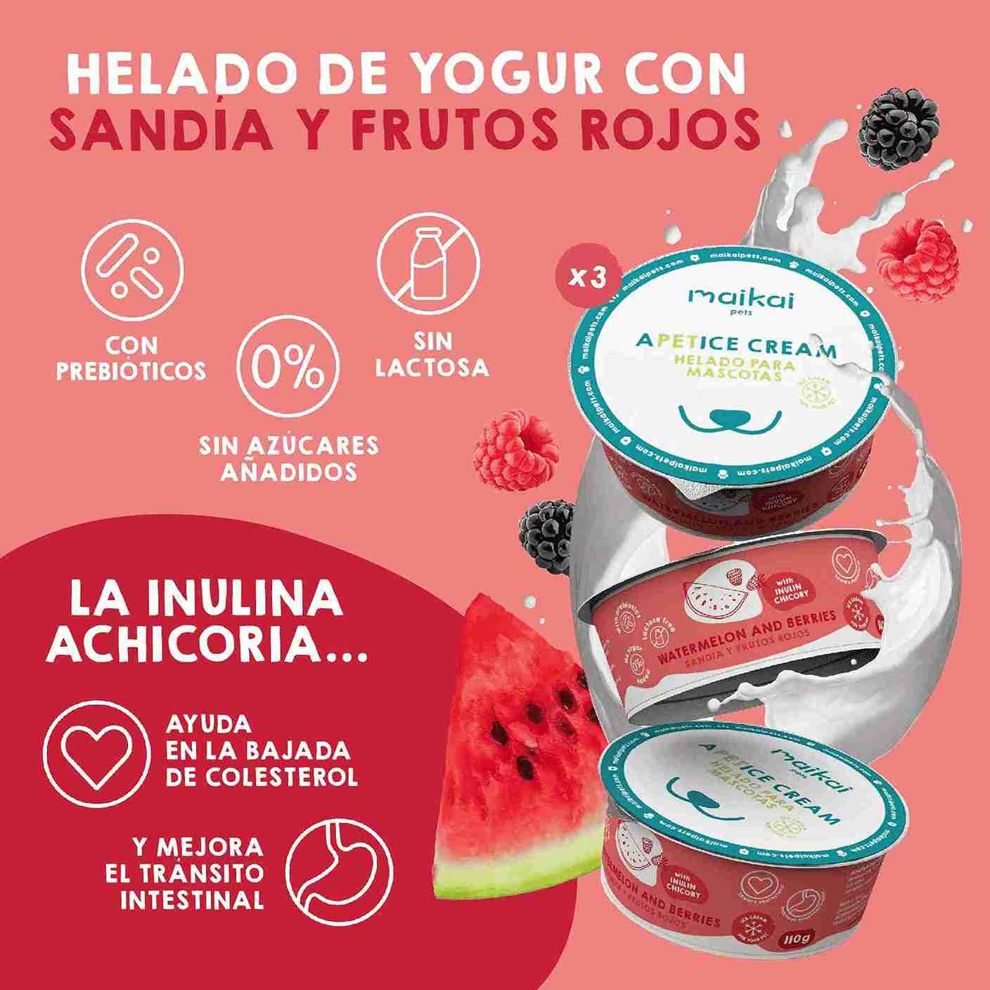 Helados con probióticos para perros – snack natural que mejora la digestión y el bienestar canino
