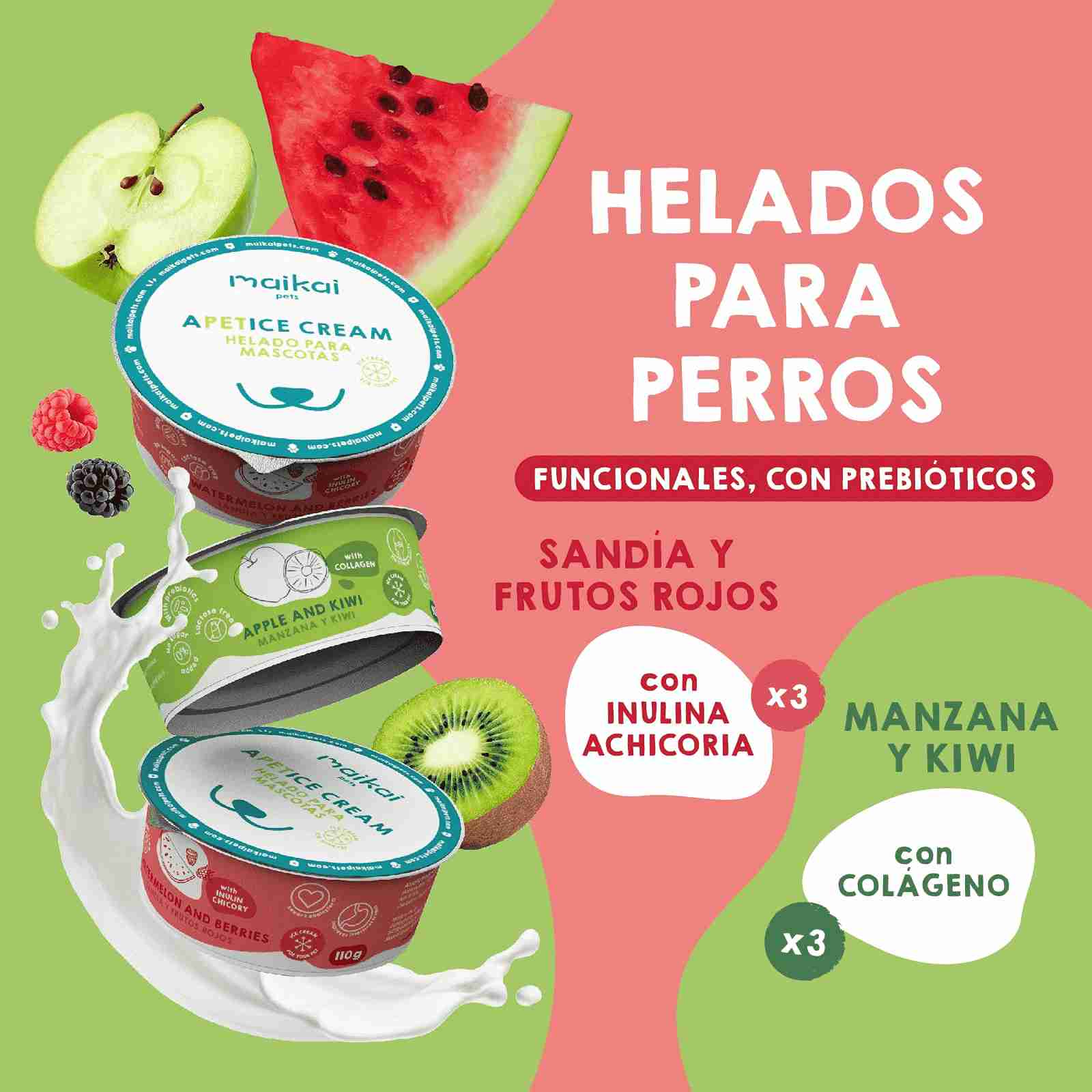 Helados y yogures naturales para perros y gatos – snacks saludables y refrescantes para el bienestar de tus mascotas
