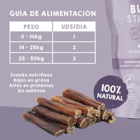 Nervios de toro deshidratados Maikai Pets para perros, snack natural y duradero, rico en proteínas, ideal para mantener la salud dental y proporcionar entretenimiento saludable.