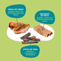 Pack de premios naturales para perros grandes – snacks saludables y nutritivos adaptados a mascotas de tamaño grande