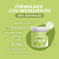 Probióticos Maikai Pets para perros con diarrea, suplemento natural que ayuda a regular la digestión, restaurar la flora intestinal y mejorar la salud digestiva de tu mascota.