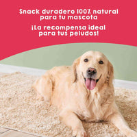 Tendones de ternera para perro, snack natural masticable que ayuda a limpiar los dientes y fortalecer las encías