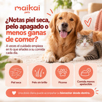 Aceite de salmón natural Maikai Pets para perros y gatos, rico en omega-3
