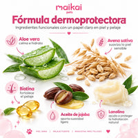Champú hipoalergénico con Aloe y Biotina – Piel calmada y pelo sano