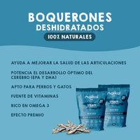 Boquerones ricos en Omega 3 para perros y gatos – snack natural que mejora piel, pelo, articulaciones y defensas de tus mascotas
