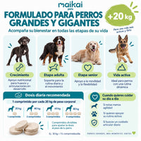 Perro grande activo con el condroprotector Maikai Pets