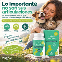 Perro mediano activo con el condroprotector Maikai Pets