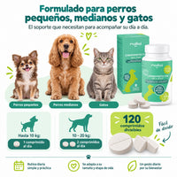 Dosis del condroprotector según el peso, con comprimidos divisibles
