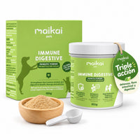 Probiótico natural Immune Digestive Maikai Pets para perros y gatos, 150 g en polvo