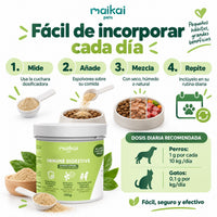 Cómo dar el probiótico en polvo a tu perro o gato: dosis según el peso