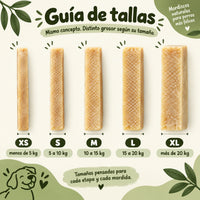 Formatos del queso del Himalaya para perros por tallas