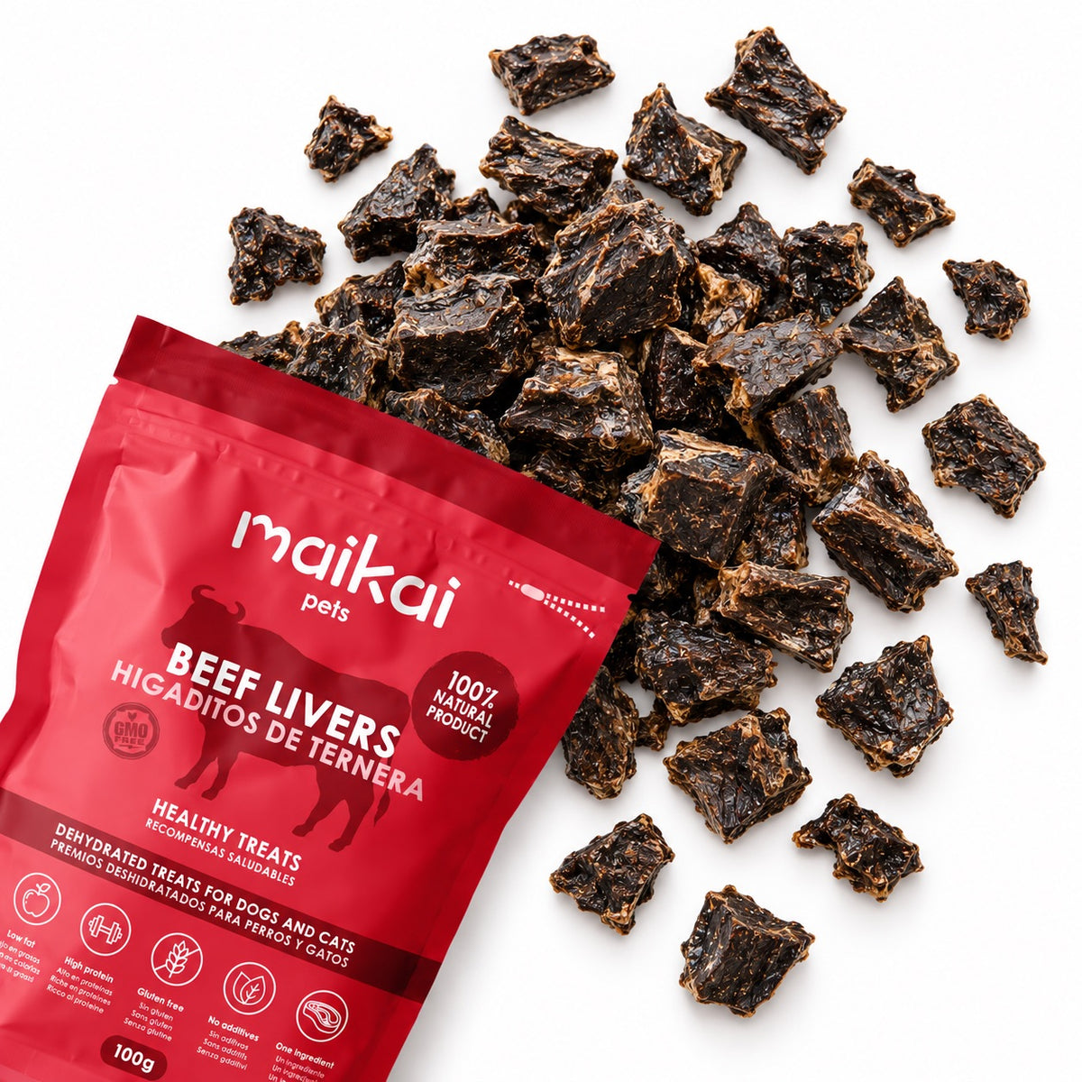 Dehydrated beef liver – 100 g