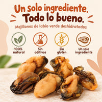 Mejillón de labio verde de un solo ingrediente, sin aditivos y sin gluten