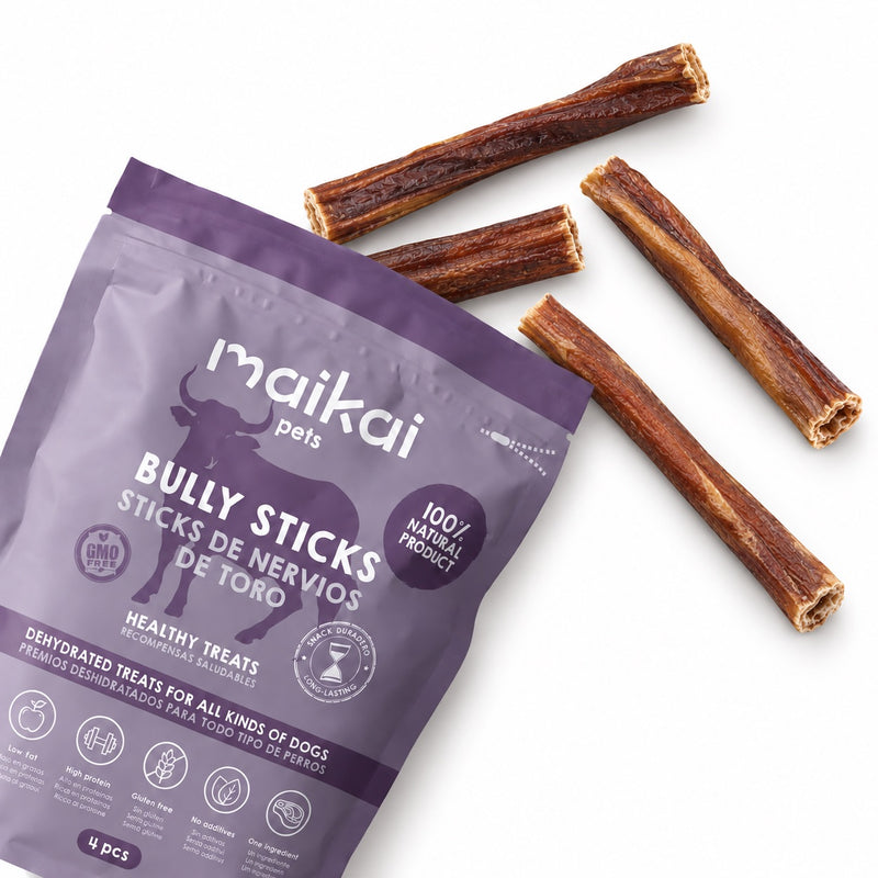 Dehydrated bully sticks