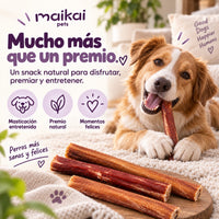 Nervios de toro deshidratados: premio natural para premiar y entretener a tu perro