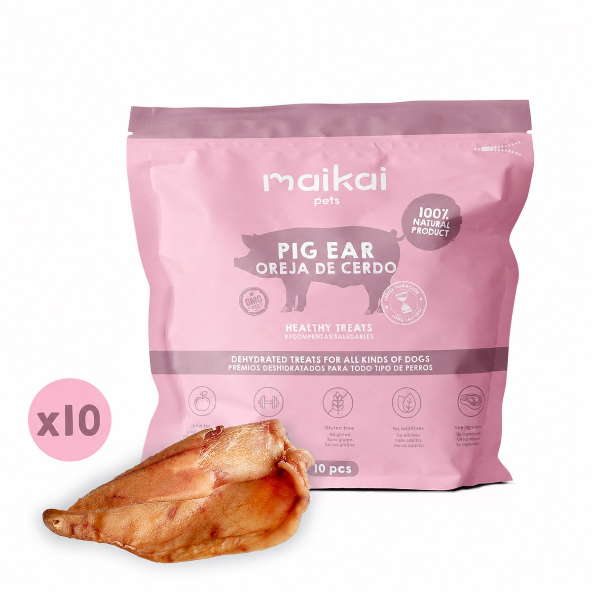 Dehydrated pig ears