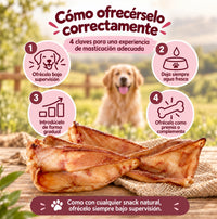 Orejas de cerdo deshidratadas