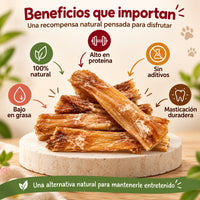 Beneficios de los tendones de ternera: 100% naturales, altos en proteína y sin aditivos