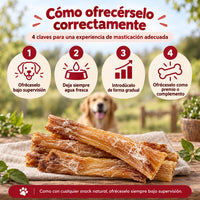 Cómo dar tendones de ternera a tu perro correctamente