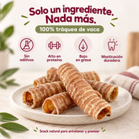 Tráquea de un solo ingrediente, sin aditivos, alta en proteína y baja en grasa