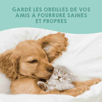Nettoyant naturel pour les oreilles des chiens et des chats
