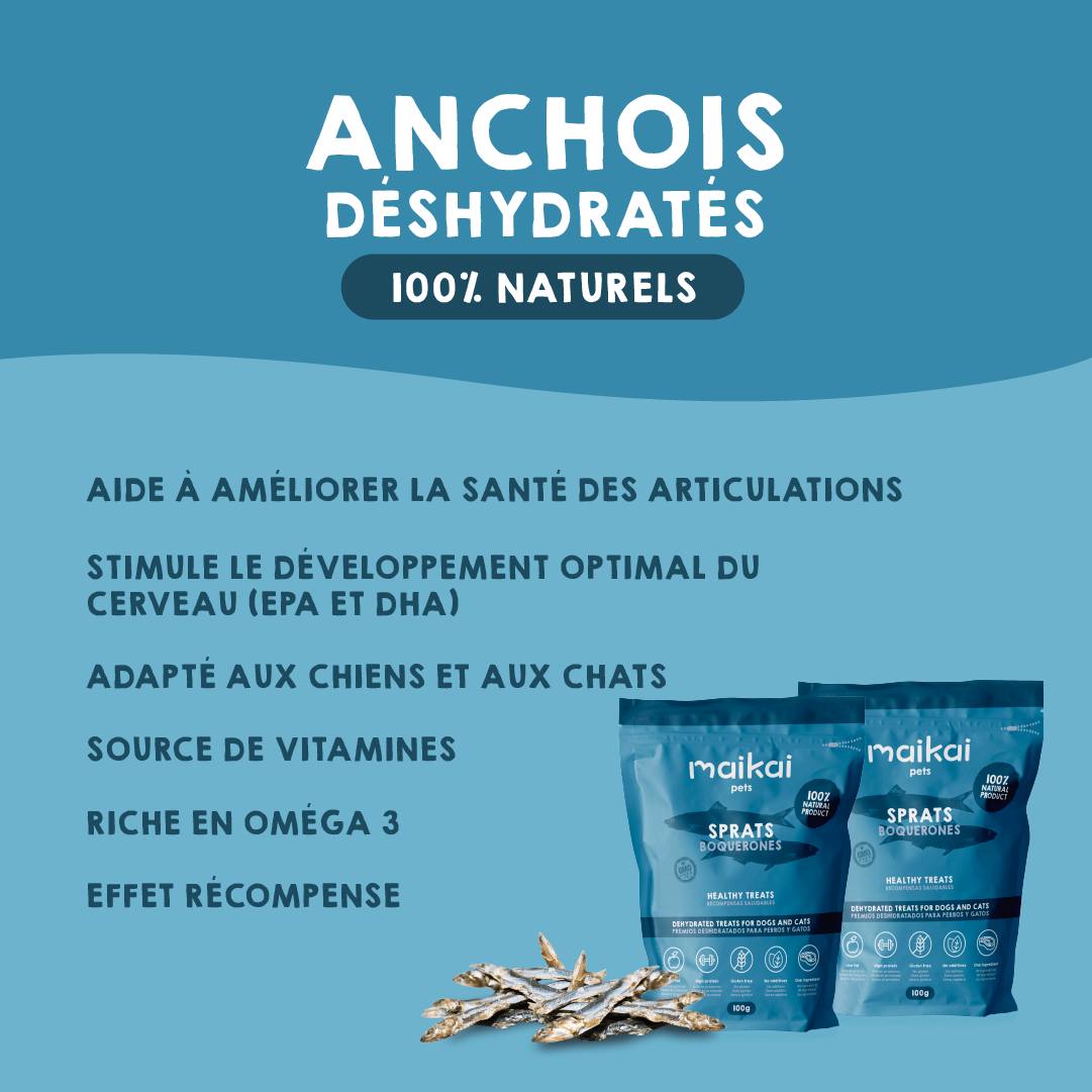 Pack de friandises oméga 3 pour chiens et chats.