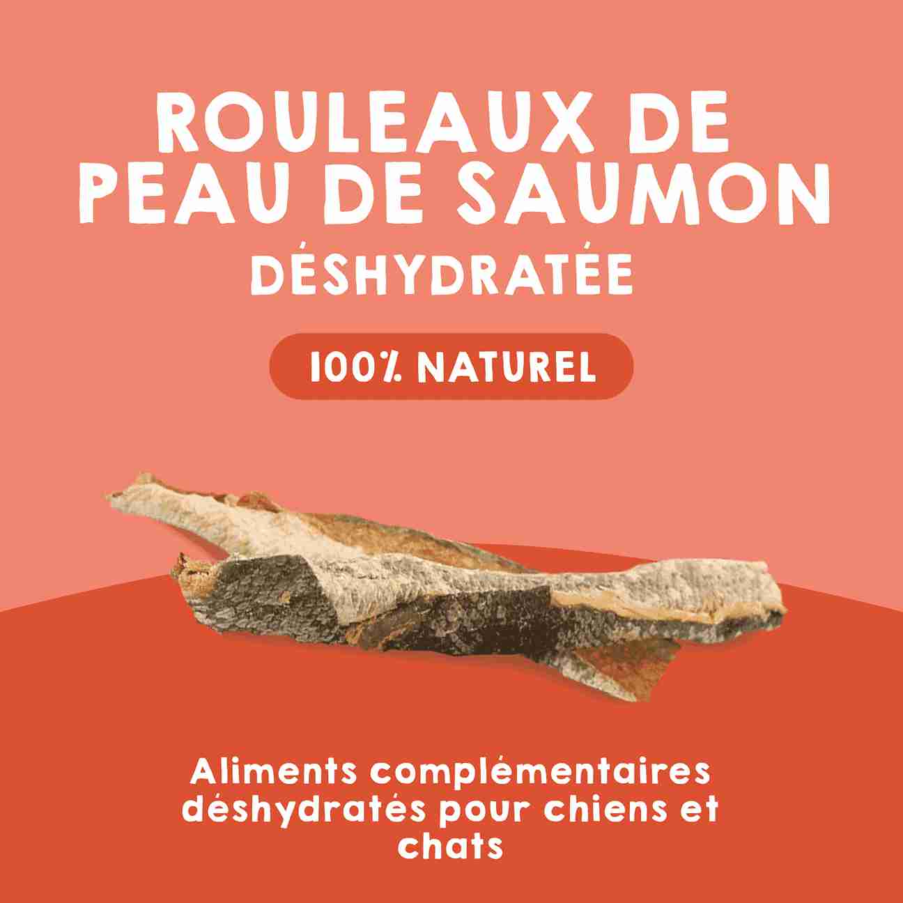 Rouleaux de saumon naturels Maikai Pets pour chiens et chats