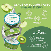 Yaourt glacé avec probiotiques pour chiens
