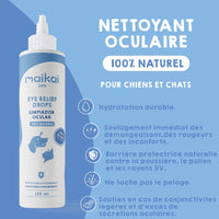 Nettoyant oculaire pour chiens et chats, hydratation et protection a l ectoine