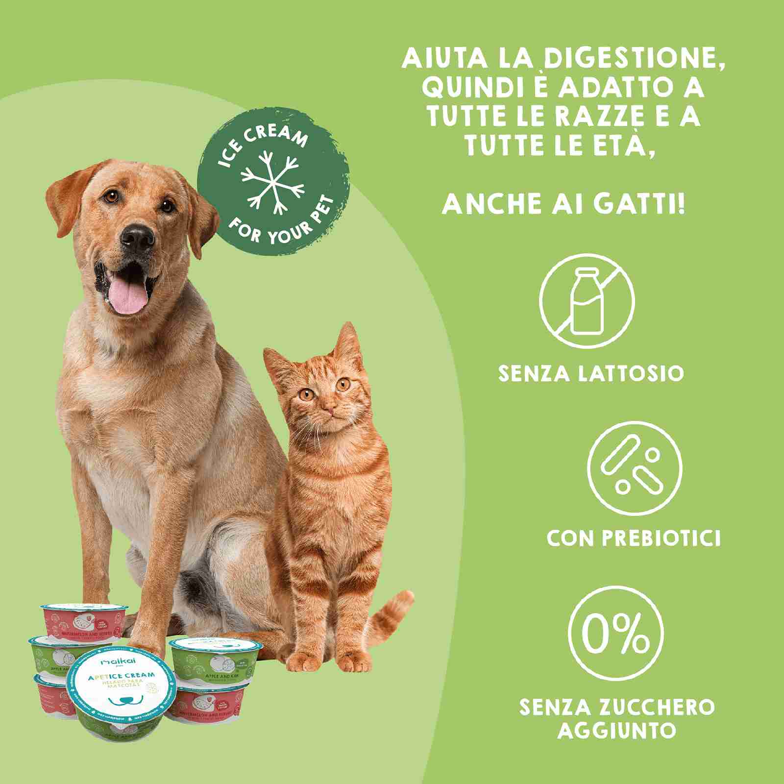 Gelati per cani e gatti