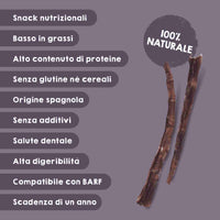 Morditore naturale di coda di toro per cani