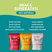 Pack di premietti naturali per cani di piccola taglia.