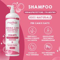Benefici dello shampoo dermoprotettivo per cani e gatti
