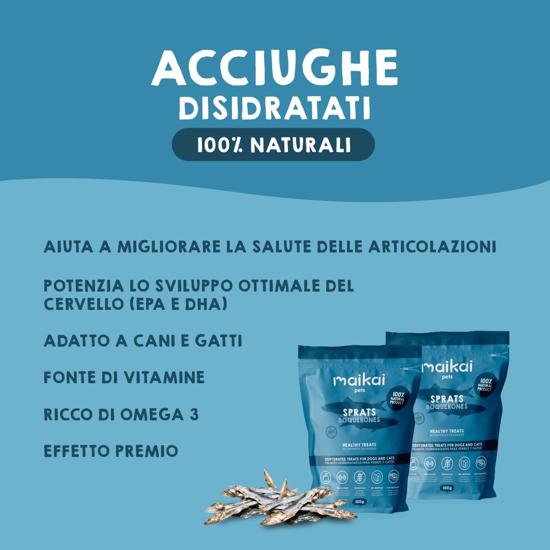 Pack di bocconcini omega 3 per cani e gatti.