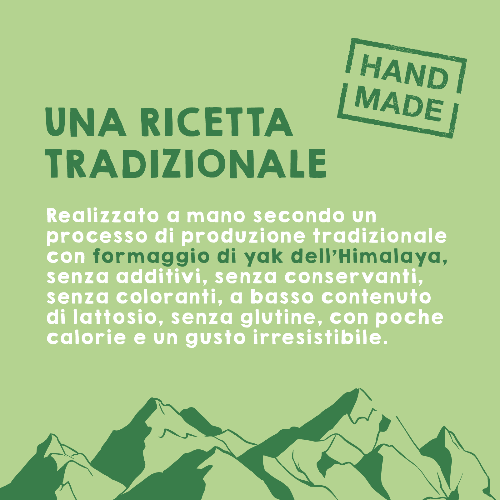 Bocconcini naturali di formaggio di yak come snack per cani