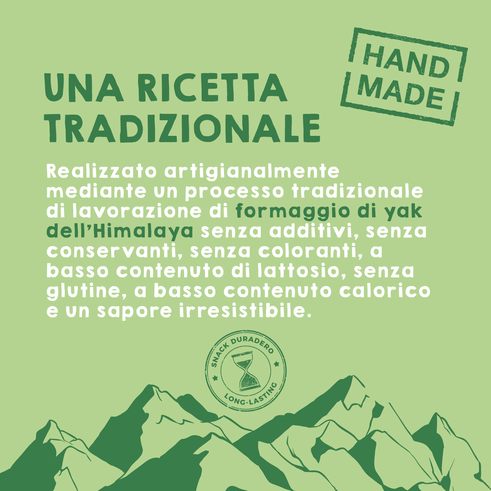 Formaggio di yak per cani.